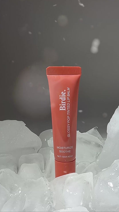 Frosted Mauve- Glossy Pop Tinted Lip Balm